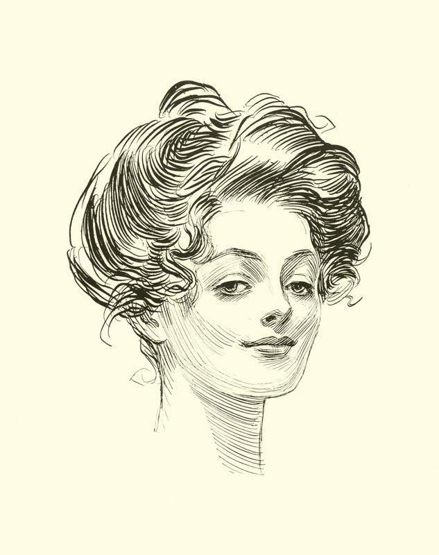 Ilustrace pro The Social Ladder od Charles Dana Gibson