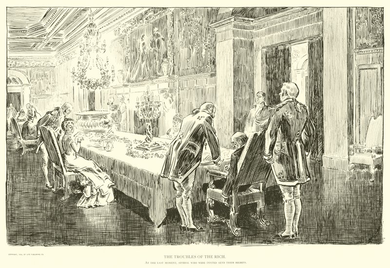 Ilustrace pro The Social Ladder od Charles Dana Gibson