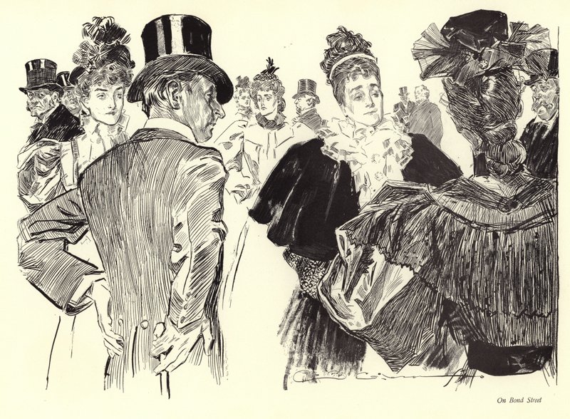 Na Bond Street od Charles Dana Gibson