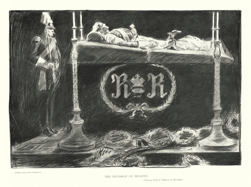 Rozhodnutí o nebi (litografie) od Charles Dana Gibson