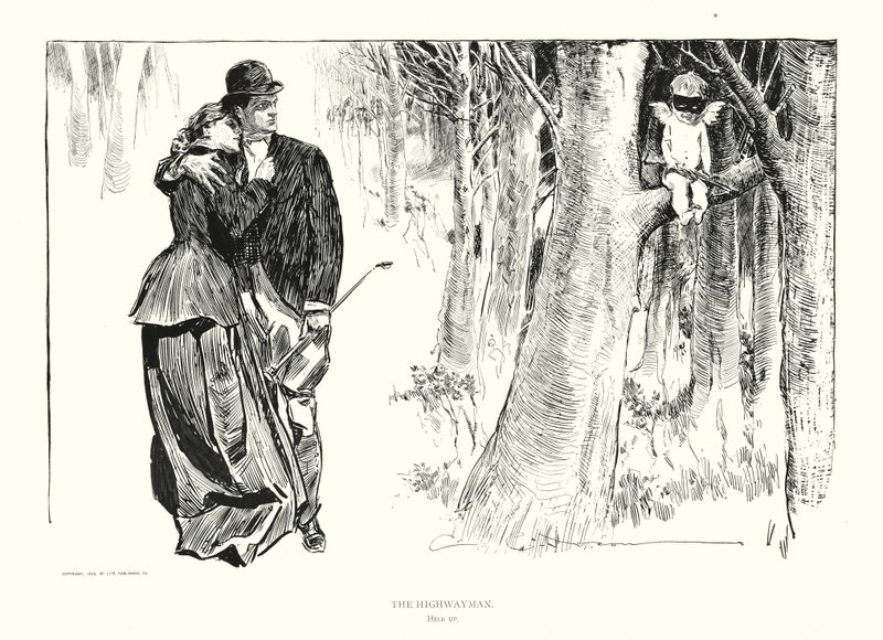 Loupežník (litografie) od Charles Dana Gibson