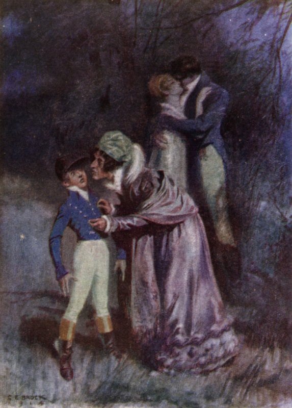 Ilustrace pro The Amateur Gentleman od Jefferyho Farnola (barevné lito) od Charles Edmund (after) Brock