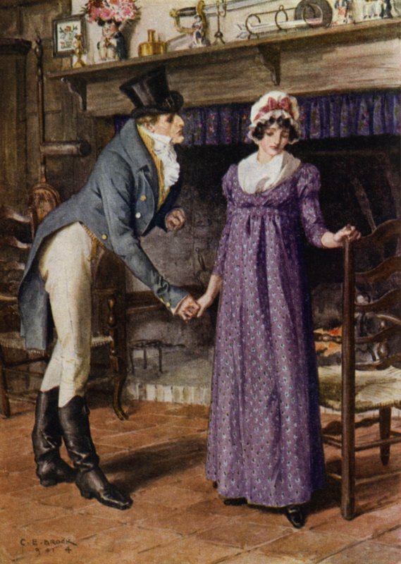 Ilustrace pro The Amateur Gentleman od Jefferyho Farnola (barevné lito) od Charles Edmund (after) Brock