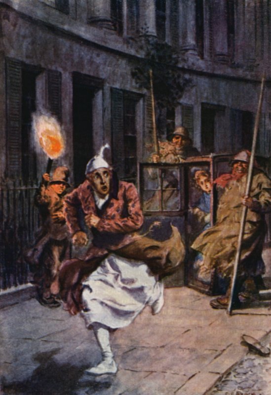 Ilustrace k Pickwickovým novinám od Charlese Dickense (barevná litografie) od Charles Edmund (after) Brock