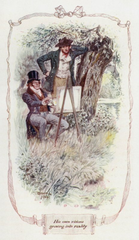 Jeho vlastní vize prorůstající do reality (barevné lito) od Charles Edmund Brock