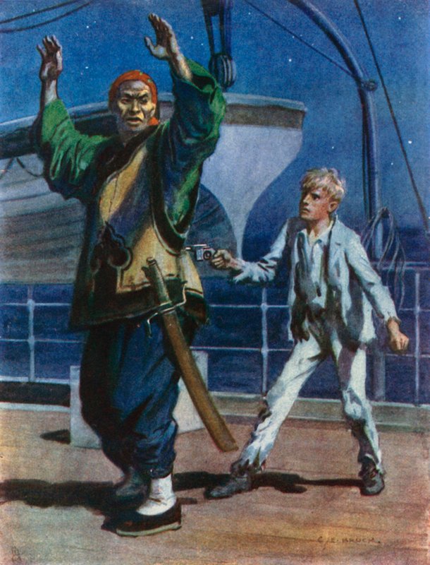 Když si nechám pistoli takhle, určitě to zhasne, pokud vyzkoušíte nějaké triky od Charles Edmund Brock