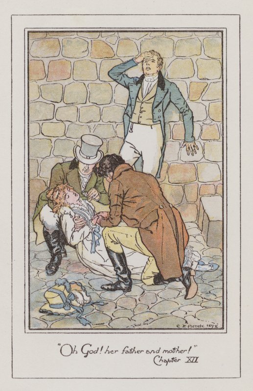 Ilustrace k přesvědčování (barevné lito) od Charles Edmund Brock
