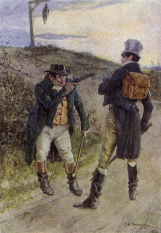 Ilustrace pro The Broad Highway a Romance of Kent od Charles Edmund Brock