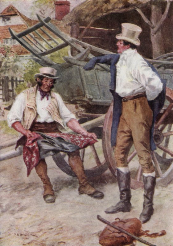 Ilustrace pro The Broad Highway a Romance of Kent od Charles Edmund Brock