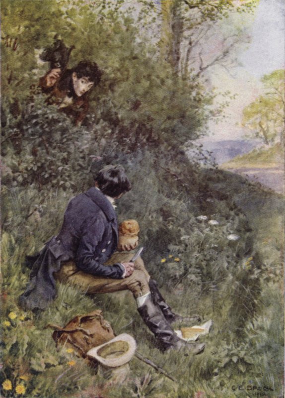 Ilustrace pro The Broad Highway a Romance of Kent od Charles Edmund Brock