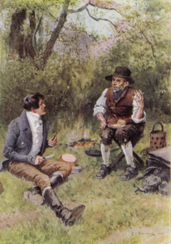 Ilustrace pro The Broad Highway a Romance of Kent od Charles Edmund Brock