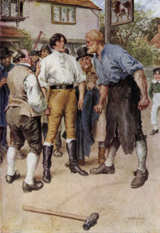 Ilustrace pro The Broad Highway a Romance of Kent od Charles Edmund Brock