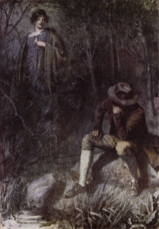 Ilustrace k románu The Broad Highway a Romance of Kent od Charles Edmund Brock
