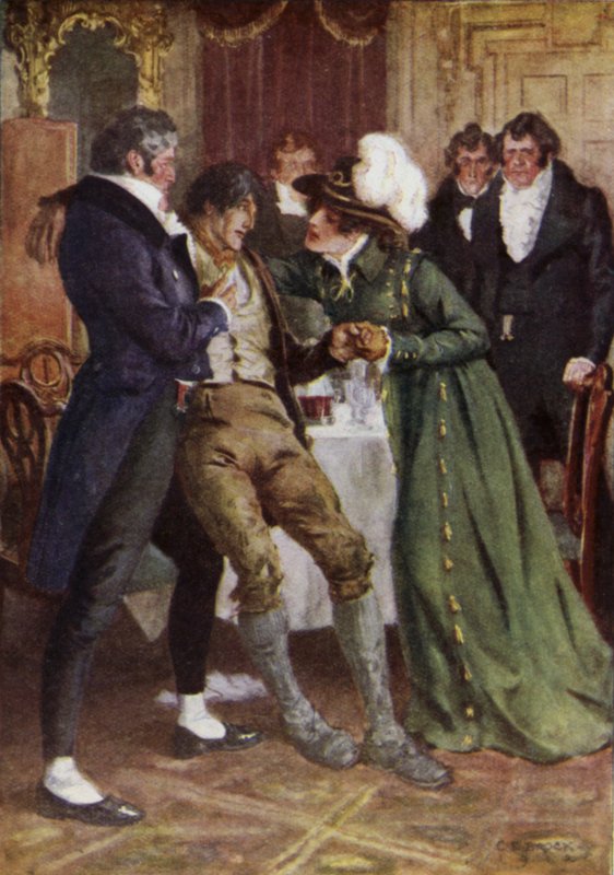 Ilustrace pro The Broad Highway a Romance of Kent od Charles Edmund Brock