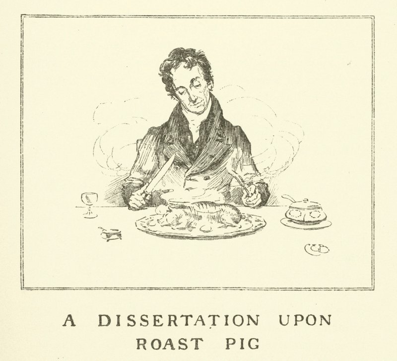 Ilustrace k The Essays of Elia od Charlese Lamba (rytina) od Charles Edmund Brock