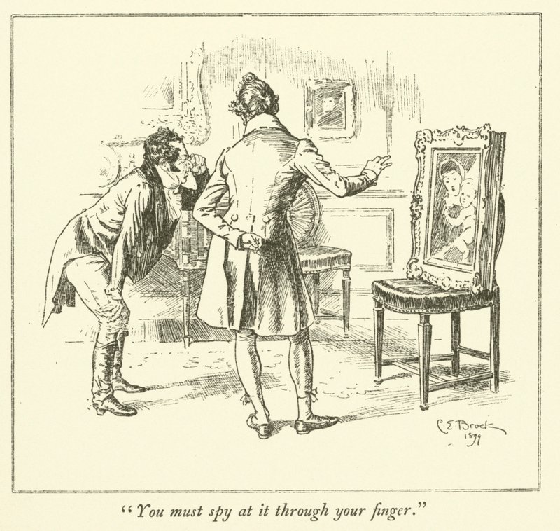 Ilustrace k The Essays of Elia od Charlese Lamba (rytina) od Charles Edmund Brock