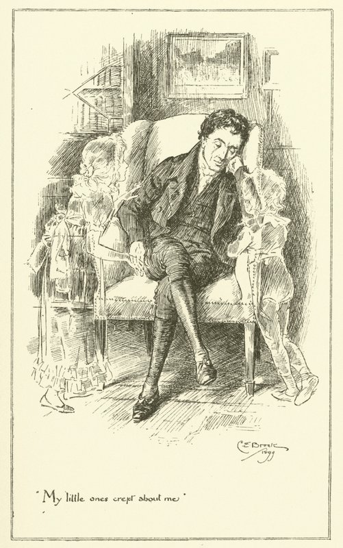 Ilustrace k knize The Essays of Elia od Charlese Lamba (rytina) od Charles Edmund Brock