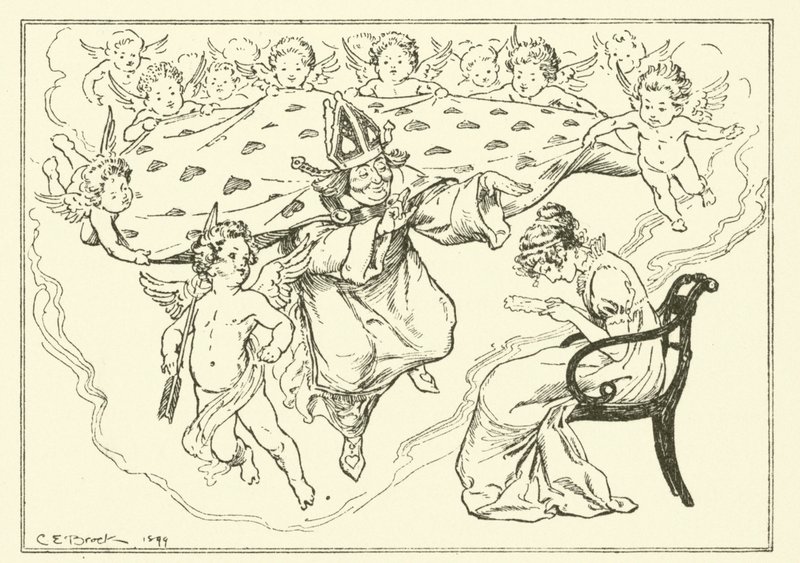 Ilustrace k The Essays of Elia od Charlese Lamba (rytina) od Charles Edmund Brock