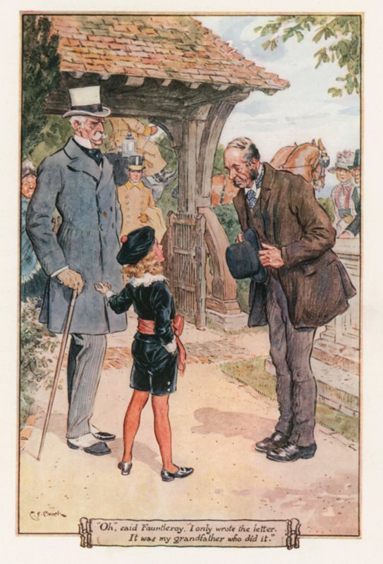 Malý lord Fauntleroy od Frances Hodgson Burnett od Charles Edmund Brock