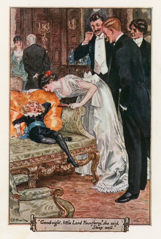 Malý lord Fauntleroy od Frances Hodgson Burnett od Charles Edmund Brock