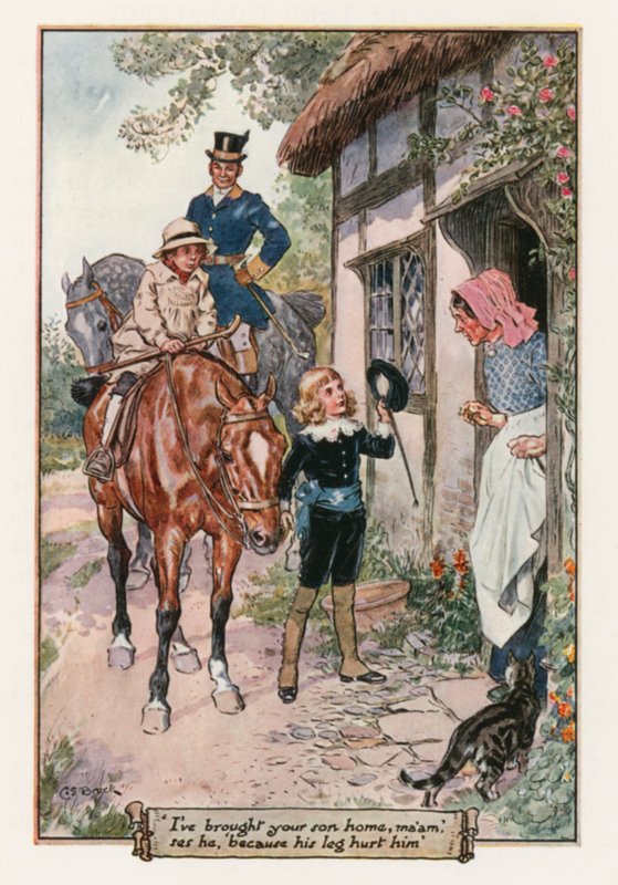 Malý lord Fauntleroy by Frances Hodgson Burnettová od Charles Edmund Brock