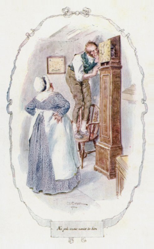 Žádná práce mu nepřišla (color litho) od Charles Edmund Brock