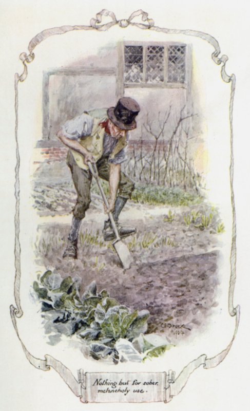 Nic než pro střízlivé melancholické použití (color litho) od Charles Edmund Brock