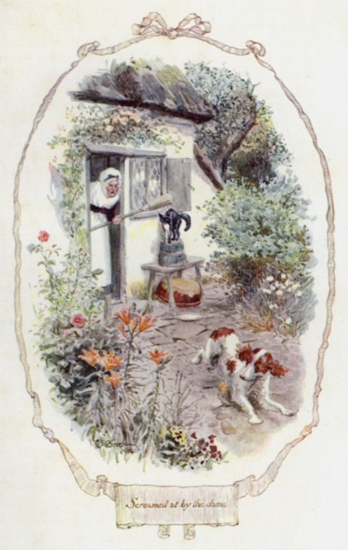 Křičel na dámu (barva litho) od Charles Edmund Brock