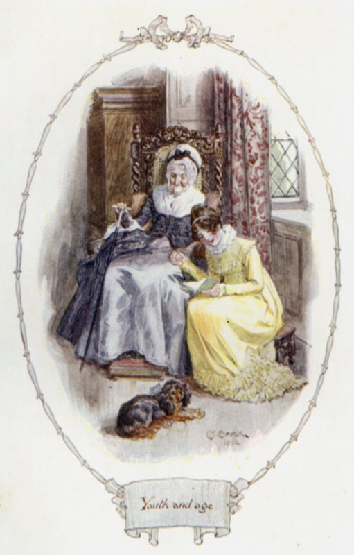 Mládí a věk (barva lito) od Charles Edmund Brock