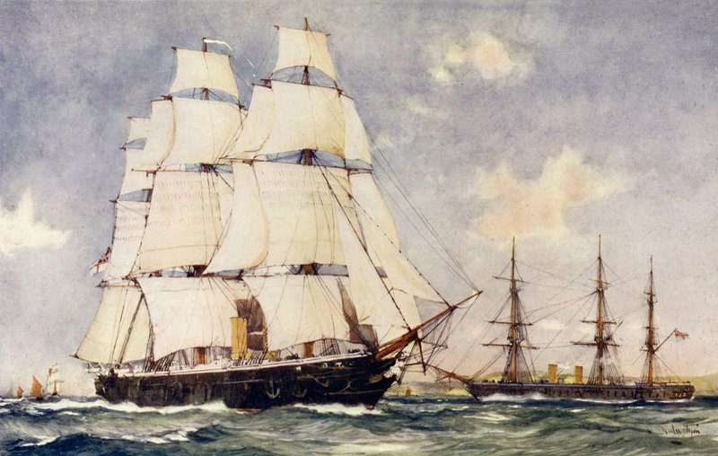 První dva britské železné pláště od Charles Edward Dixon