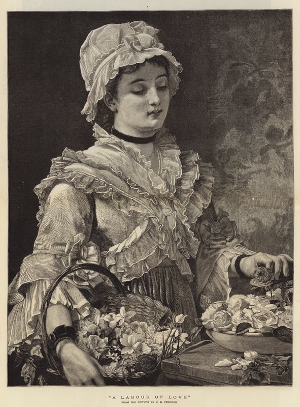 Práce lásky od Charles Edward Perugini