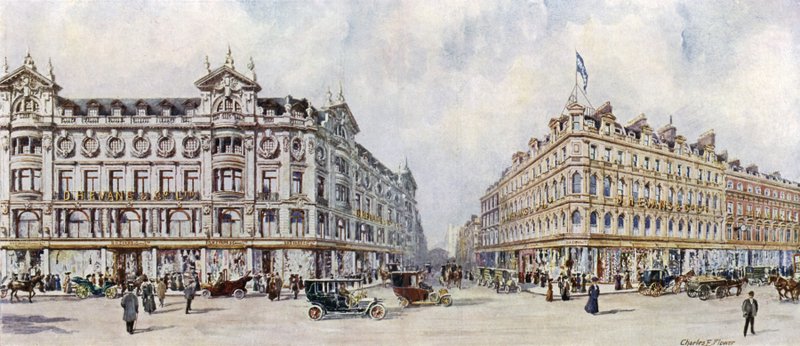 DH Evans, West End Silk Mercers, 292-320 Oxford Street od Charles Edwin Flower