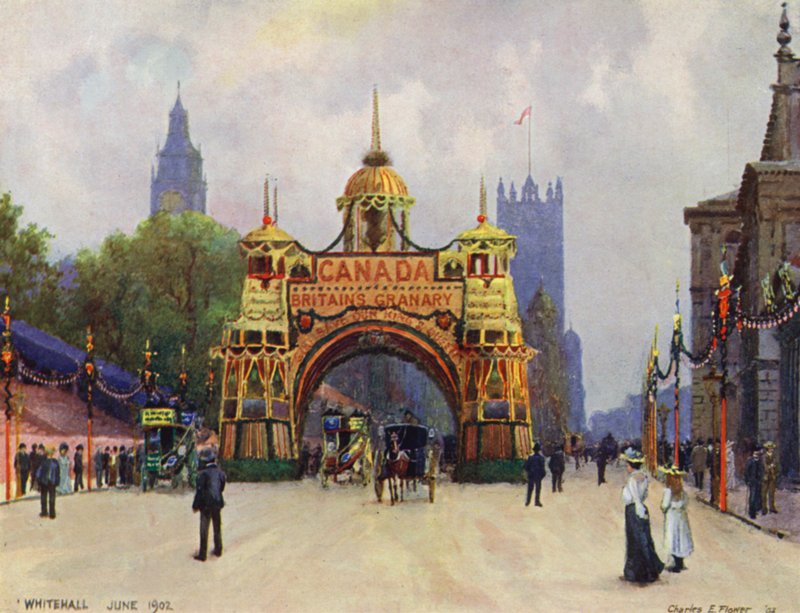 Kanadský oblouk, Whitehall, v červnu 1902 od Charles Edwin Flower