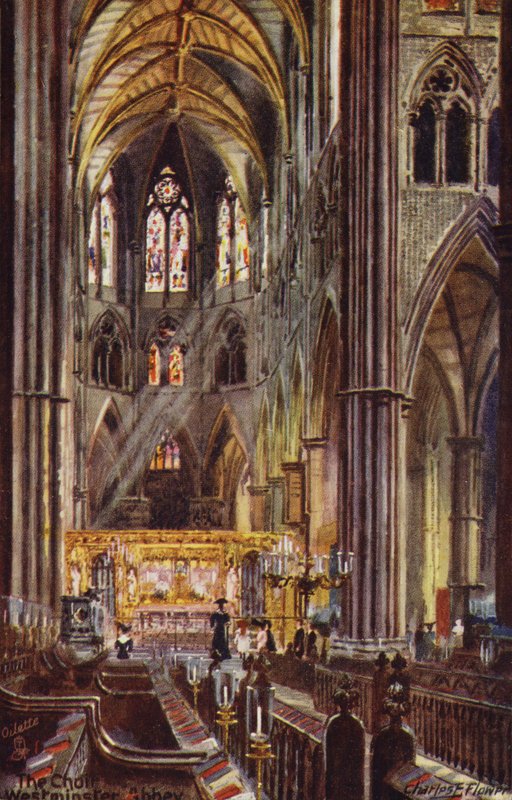 Sbor, Westminsterské opatství od Charles Edwin Flower