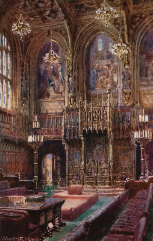 Sněmovna lordů, 1906 od Charles Edwin Flower