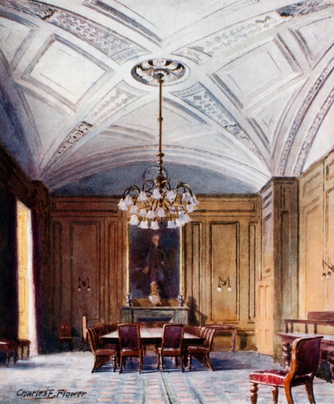 Státní jídelna, Downing Street č. 10 od Charles Edwin Flower