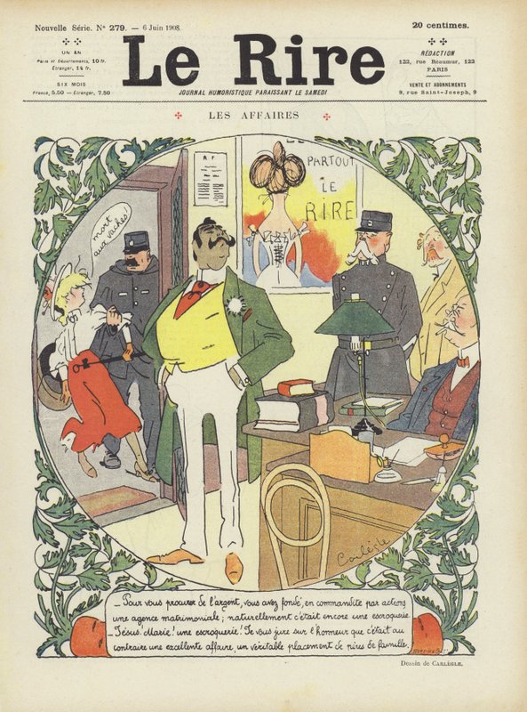 Ilustrace pro Le Rire od Charles Emile Egli