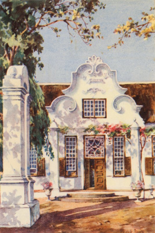 Jižní Afrika: "Morning Star", Somerset West (barevná litografie) od Charles Ernest Peers