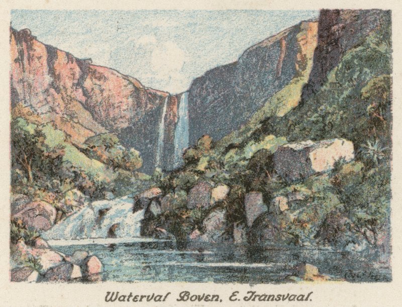Jihoafrická republika: Waterval Boven, E Transvaal (barevná litografie) od Charles Ernest Peers