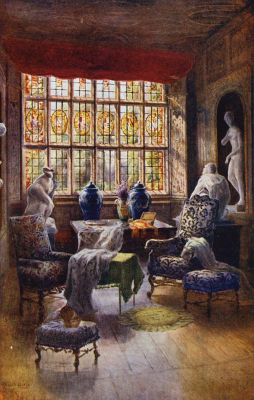 Knole House: (barevná litografie) od Charles Essenhigh Corke