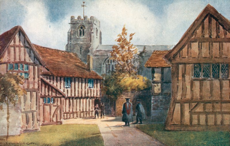 The Old Pedagogues House, Stratford-on-Avon od Charles Essenhigh Corke