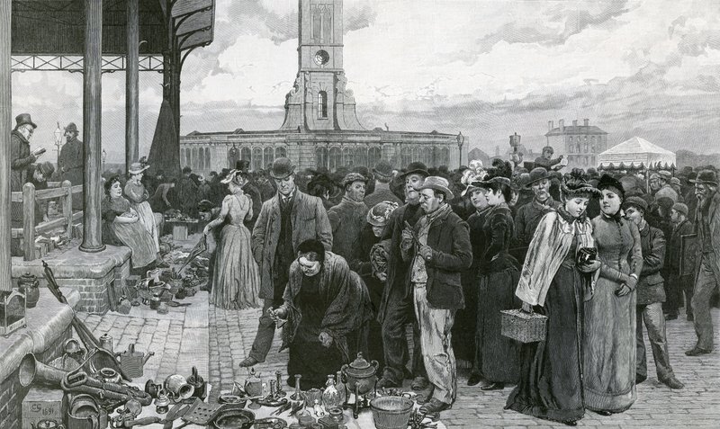 Londýnský veletrh na Metropolitan Cattle Market od Charles Green