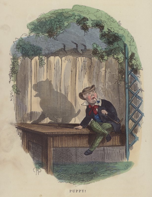 Štěně (barevné rytí) od Charles Henry Bennett