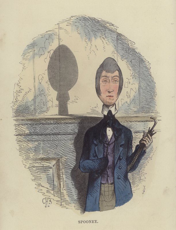 Spoony (barevné rytí) od Charles Henry Bennett