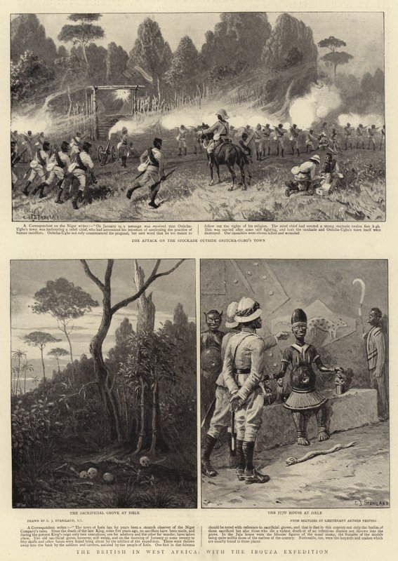 Britové v západní Africe s expedicí Ibouza od Charles J. Staniland