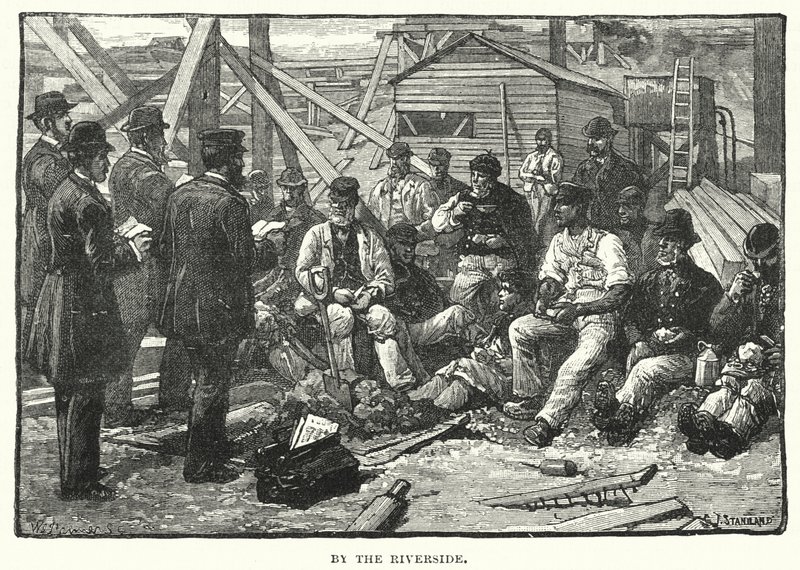 U řeky od after Charles J. Staniland