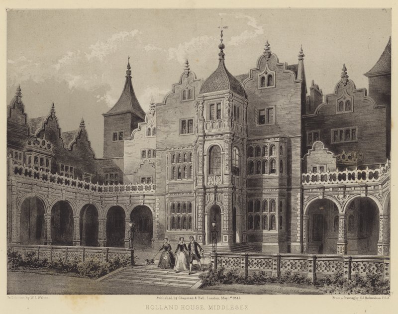 Holland House, Middlesex od Charles James Richardson