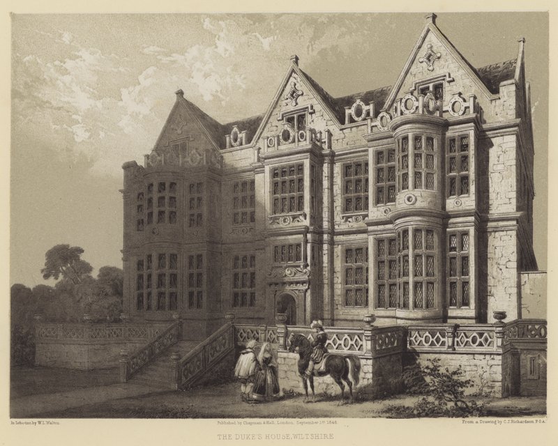 Dukes House, Wiltshire od Charles James Richardson