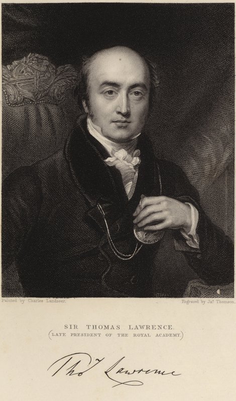 Sir Thomas Lawrence od Charles Landseer