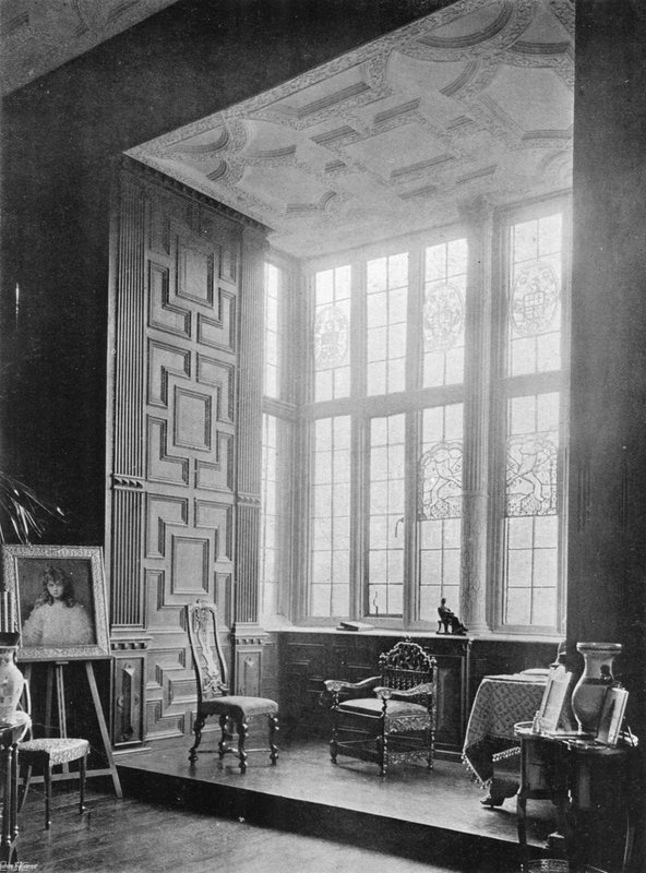 Broughton Castle: Okno přijímacího pokoje od Charles Latham